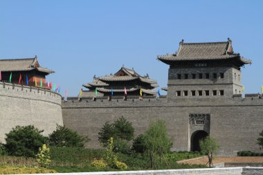 Datong Çin şehir duvar