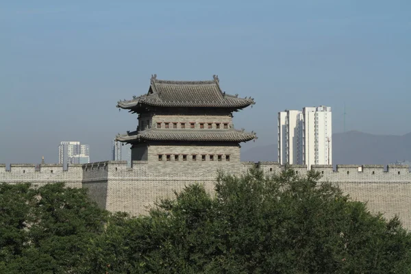 Il muro della città di Datong in Cina — Foto Stock