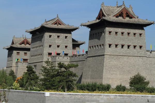 O muro da cidade de Datong na China — Fotografia de Stock