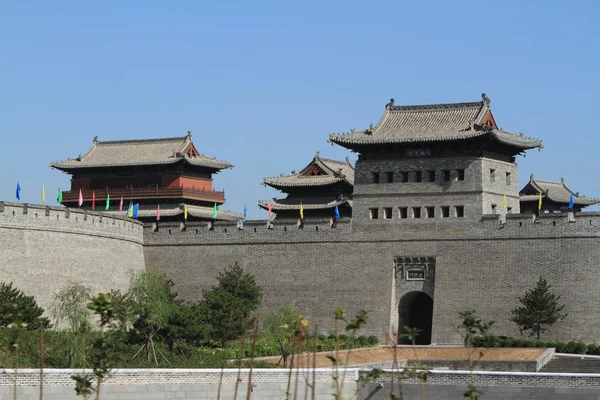 Die Stadtmauer von Datong in China — Stockfoto