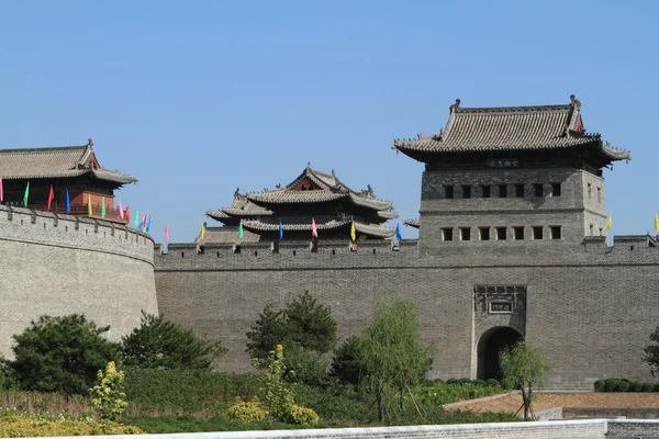 De stadsmuur van Datong in China — Stockfoto