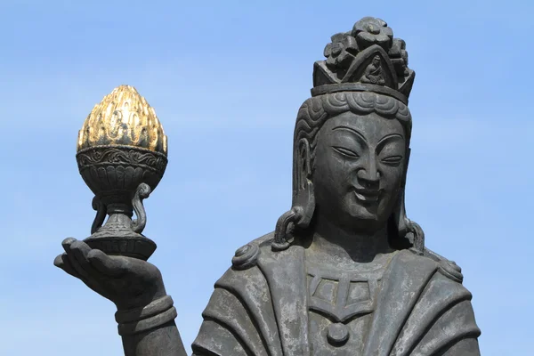 Çin'deki Yungang Buda heykeli — Stok fotoğraf