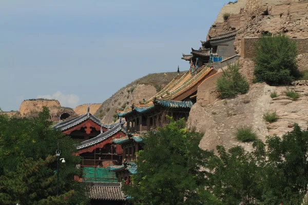 中国大同の崗修道院 — ストック写真