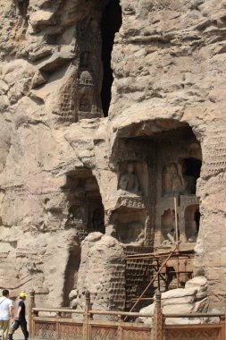Datong Çin'Yungang Manastırı