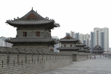 Datong Çin şehir duvar