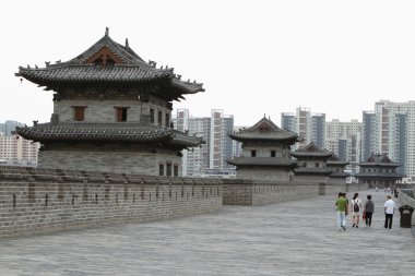 Datong Çin şehir duvar