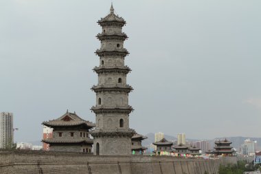 Datong Çin şehir duvar