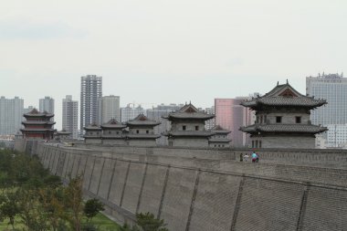 Datong Çin şehir duvar