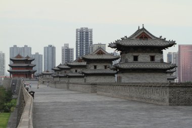 Datong Çin şehir duvar