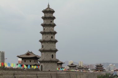 Datong Çin şehir duvar