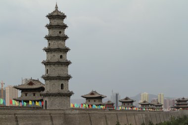 Datong Çin şehir duvar