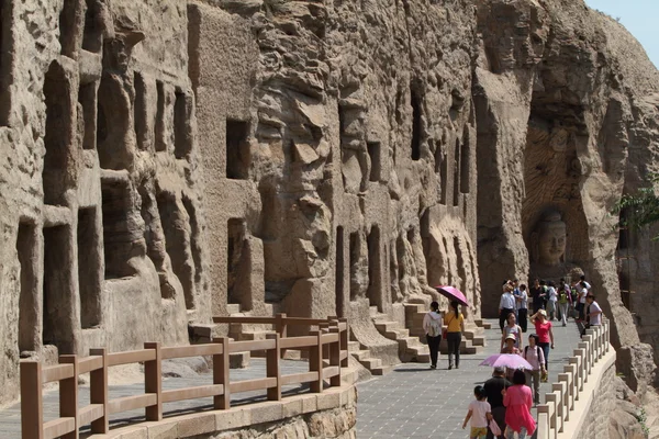 El Monasterio Yungang de Datong en China — Foto de Stock