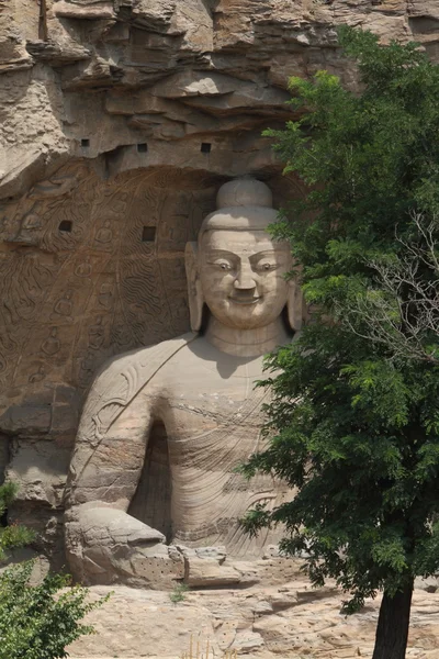 stock image The Buddha Statue of Yungang in China