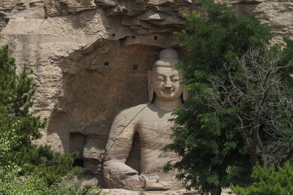 Het Yungang-klooster van Datong in China — Stockfoto