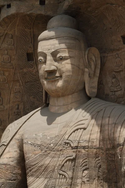 Posąg Buddy Yungang w Chinach — Zdjęcie stockowe