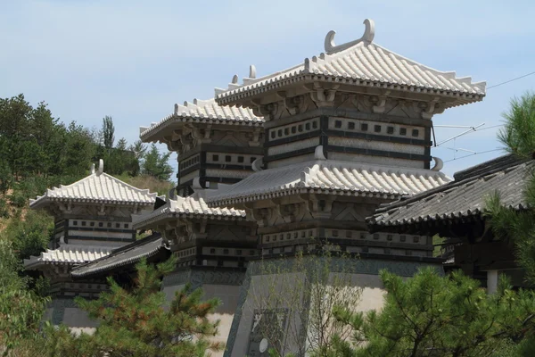 Yungang klášter Datong v Číně — Stock fotografie