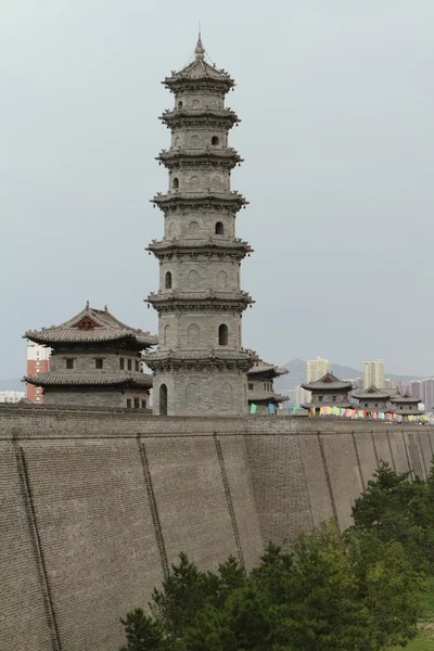 중국 다 퉁의 도시 벽 — 스톡 사진