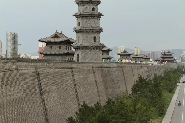 A városfal, Datong, Kína — Stock Fotó