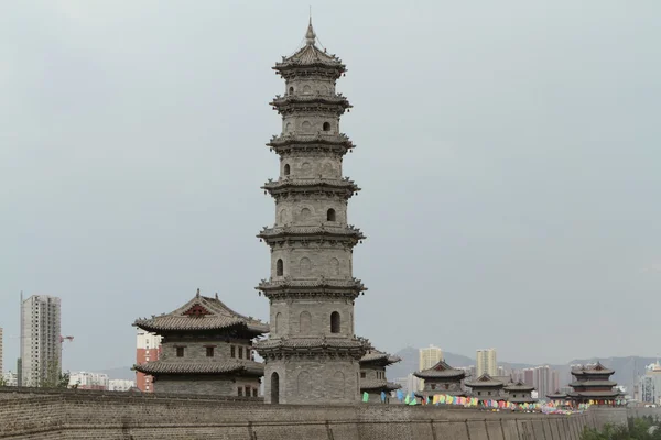 Die Stadtmauer von Datong in China — Stockfoto