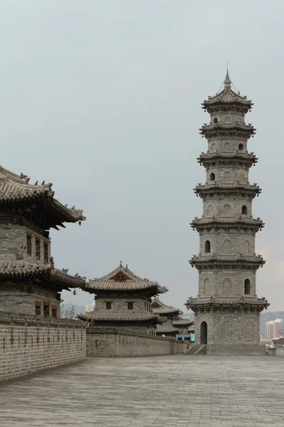 Městských hradeb Datong v Číně — Stock fotografie