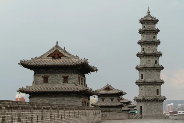 Stadsmuren i Datong i Kina — Stockfoto