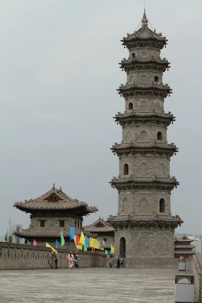 Stadsmuren i Datong i Kina — Stockfoto