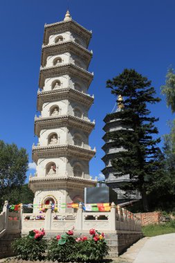 Wutai Shan büyük Pagoda Çin