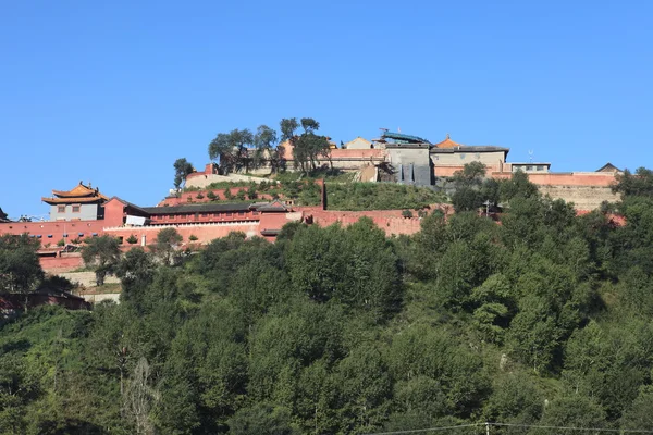 El templo puseado de Wutai Shan en China —  Fotos de Stock