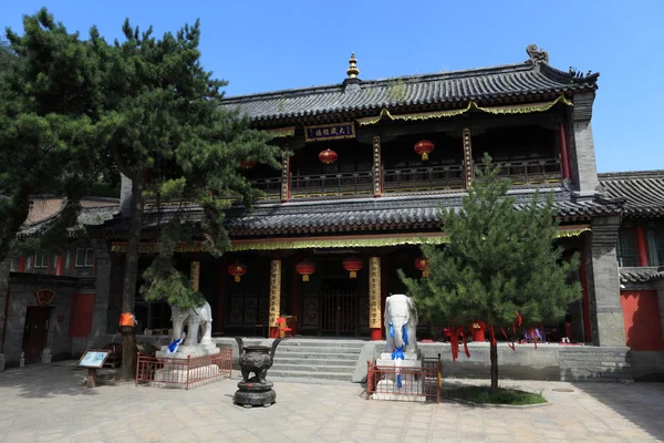 Les temples de Wutai Shan en Chine — Photo