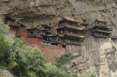 Datong Çin'Xuankong Si Manastırı
