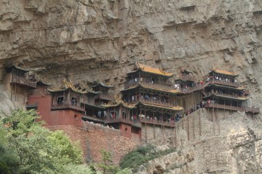 Datong Çin'Xuankong Si Manastırı