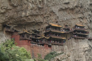 Datong Çin'Xuankong Si Manastırı