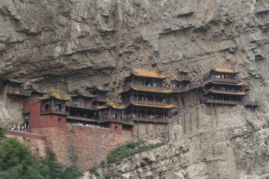 Datong Çin'Xuankong Si Manastırı