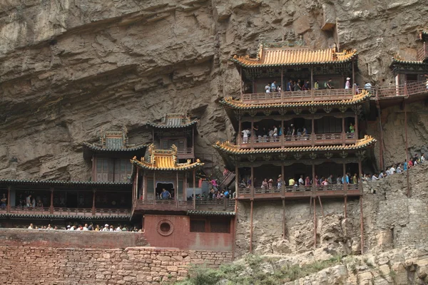 悬空寺修道院的大同在中国 — 图库照片