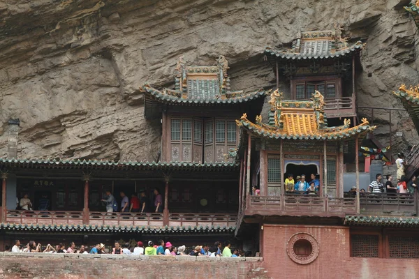 中国大同の Xuankong Si 修道院 — ストック写真