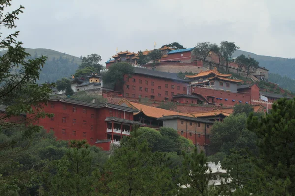 O Templo Pusading de Wutai Shan na China — Fotografia de Stock