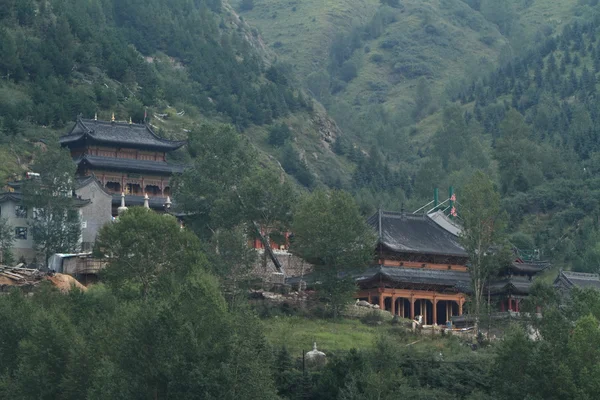Çin 'deki Wutai Shan tapınakları. — Stok fotoğraf