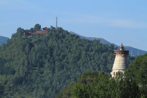 中国五台山的景观 — 图库照片