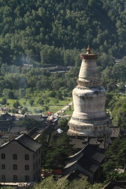 Wutai Shan büyük Stupa Çin
