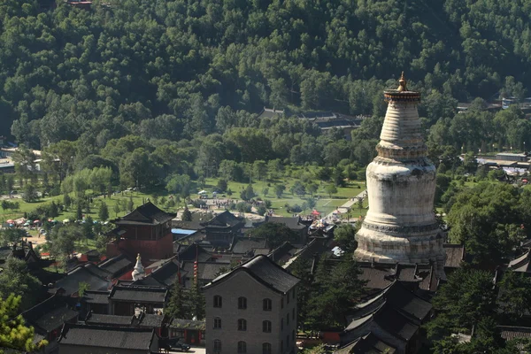 O grande Stupa de Wutai Shan na China — Fotografia de Stock