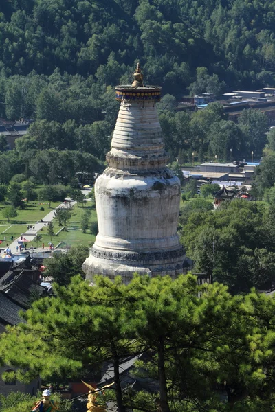 O grande Stupa de Wutai Shan na China — Fotografia de Stock