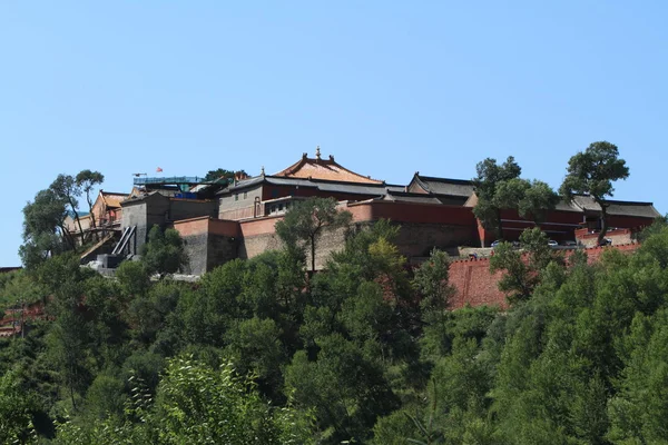 Çin Wutai Shan Pusading Tapınağı — Stok fotoğraf