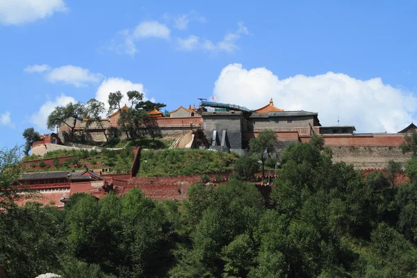 Çin Wutai Shan Pusading Tapınağı — Stok fotoğraf