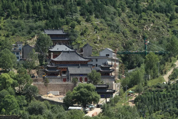 Çin 'deki Wutai Shan tapınakları. — Stok fotoğraf