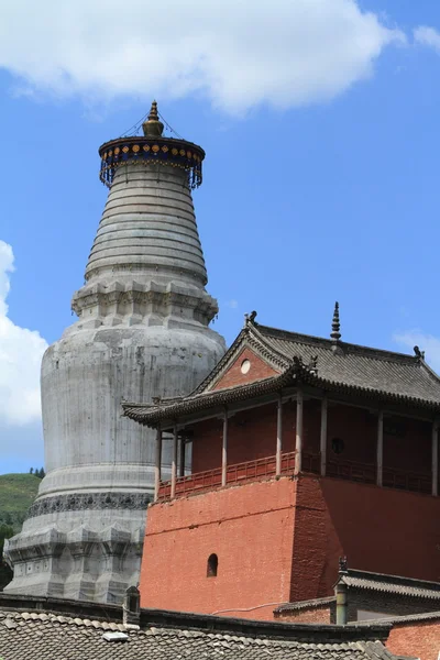 Den stora stupan i Wutai Shan i Kina — Stockfoto