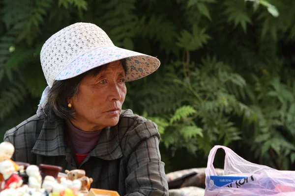 Comerciantes de rua chineses — Fotografia de Stock