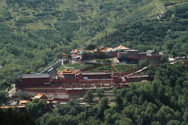 Os templos de Wutai Shan na China — Fotografia de Stock