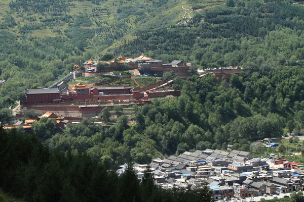 Os templos de Wutai Shan na China — Fotografia de Stock