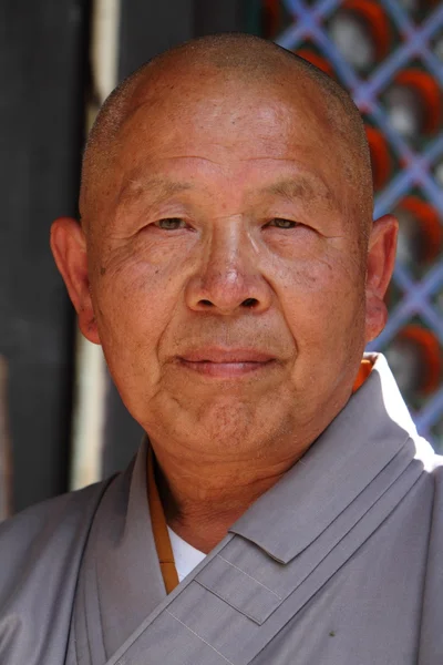 Mnich buddyzmu w Chinach — Zdjęcie stockowe