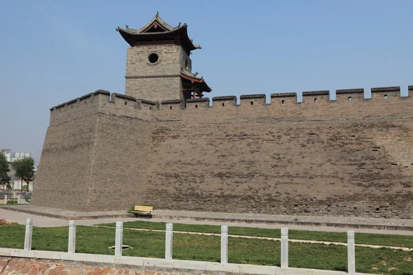 Stadsmuren i Pingyao i Kina — Stockfoto